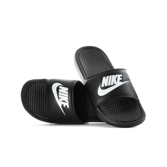 Nike BENASSI JDI Slides Black Size 14 - Picture 1 of 7